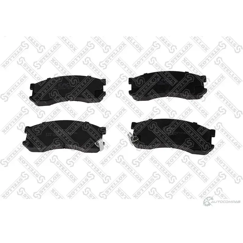 Тормозные колодки дисковые, комплект STELLOX 4057276156500 324 002B-SX 3608271 J 6CGQX
