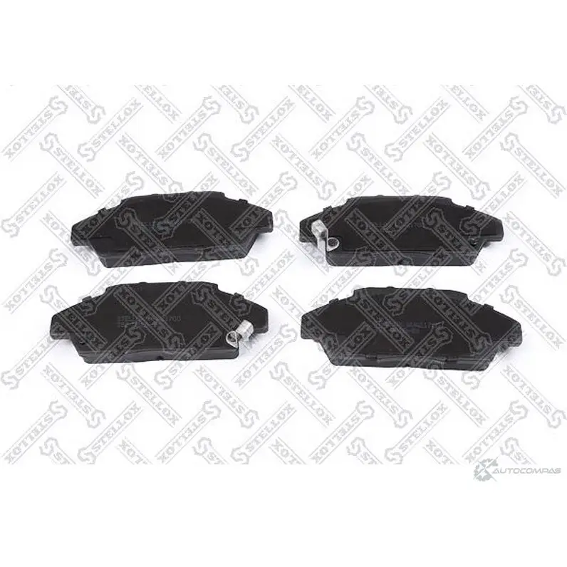 Тормозные колодки дисковые, комплект STELLOX 352 002B-SX 3608541 SGW 2F 4057276157170