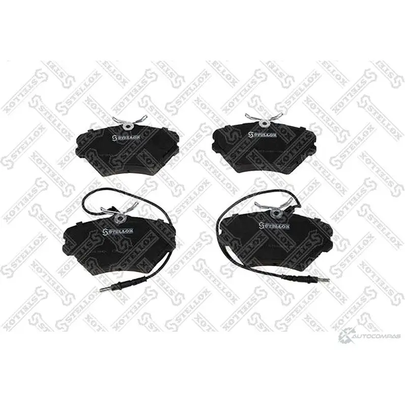 Тормозные колодки дисковые, комплект STELLOX Y3 112X 3611525 496 002B-SX