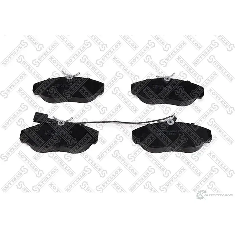 Тормозные колодки дисковые, комплект STELLOX 81JM Z3D 3611527 4057276181731 497 011B-SX
