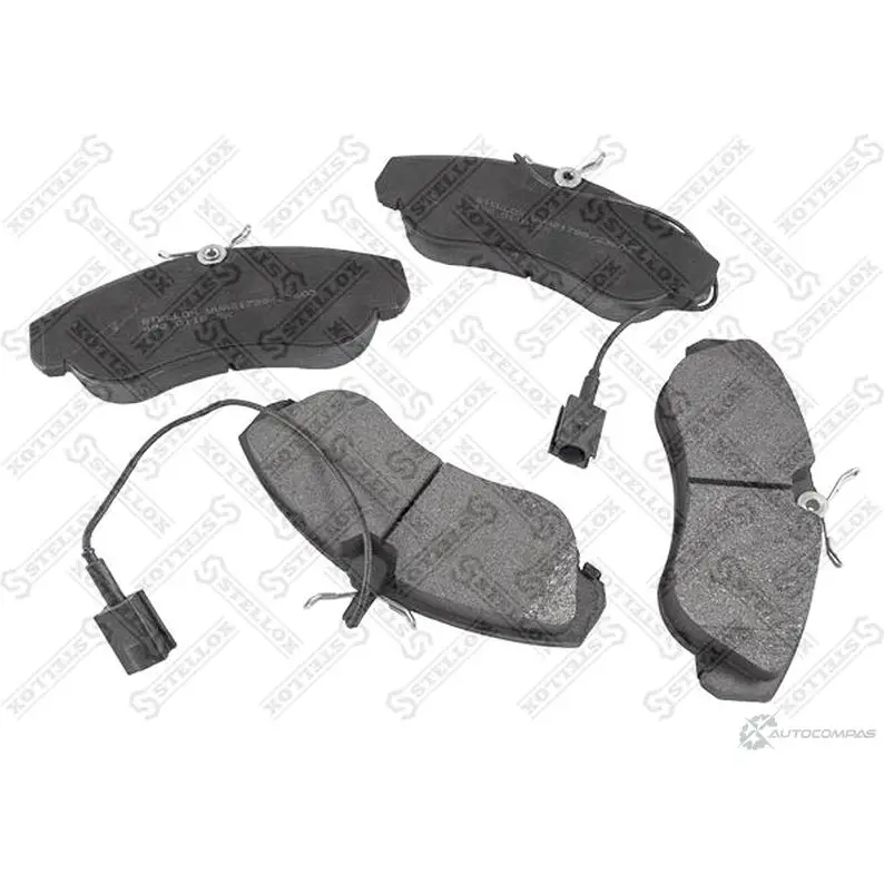Тормозные колодки дисковые, комплект STELLOX W5 AQB 498 011B-SX 4057276181762 60392036 - Изображение 1