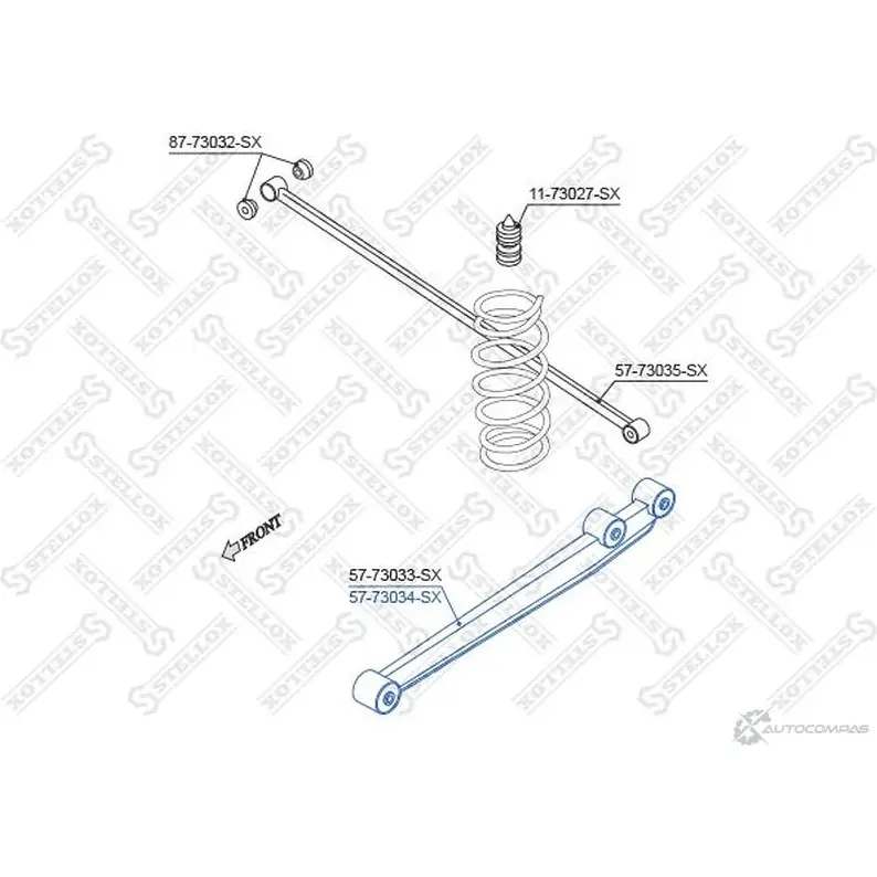 Рычаг подвески STELLOX 57-73034-SX 4IC IFQ 314052514 4057276237933 изображение 0