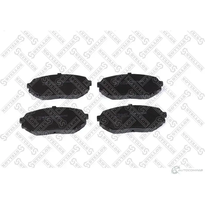 Тормозные колодки дисковые, комплект STELLOX 1424968379 600 032B-SX V1 YM1