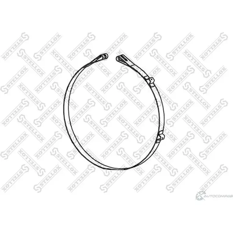 Хомут глушителя STELLOX D 75FR3 82-01090-SX 3623428 4057276298620