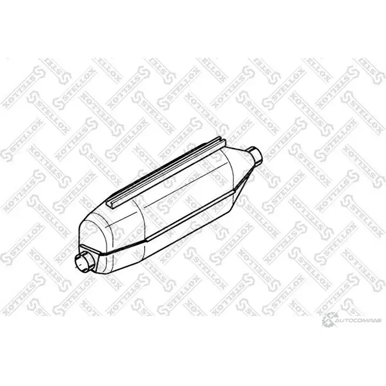 Глушитель STELLOX 4057276300002 82-03026-SX WE3 TAV 806814054 изображение 0