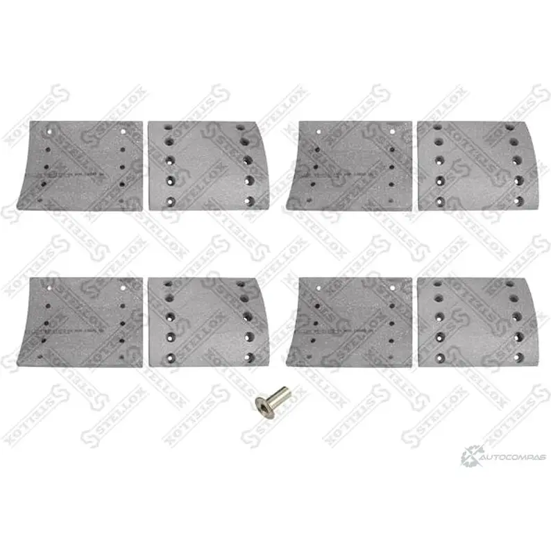 Накладки, башмаки тормозных колодок STELLOX 19 892 3627087 85-01073-SX NZ4PJK