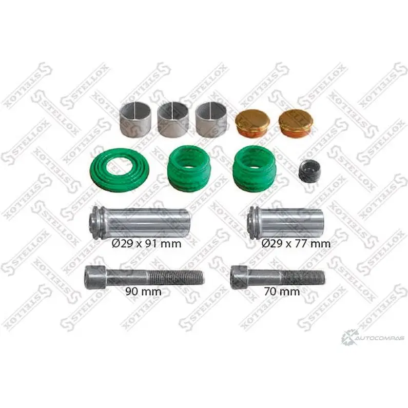 Ремкомплект суппорта STELLOX 85-10374-SX EZWO5 R 214678209 4057276379589