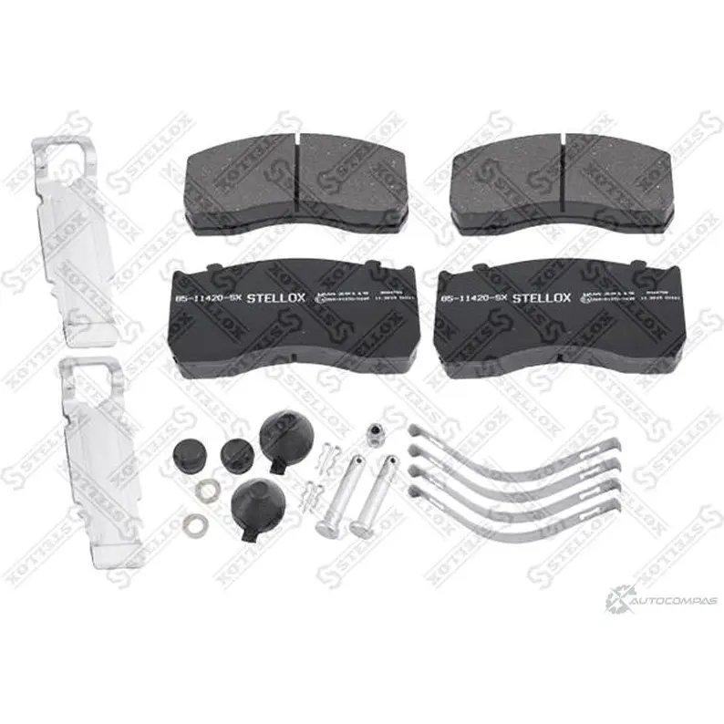 Тормозные колодки дисковые, комплект STELLOX 29148 85-11420-SX 3627635 291 15