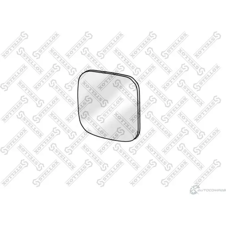 Зеркальный элемент, стекло зеркала STELLOX 3630480 KZR L9L 87-30209-SX 4057276424319