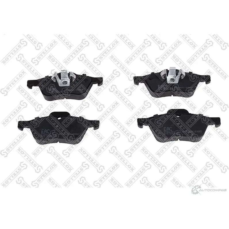 Тормозные колодки дисковые, комплект STELLOX 4057276430396 Y1 HPB 875 000B-SX 3631274