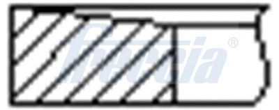 Комплект поршневых колец FRECCIA 1440443173 FR10-216100 M 157KC3 - Изображение 1