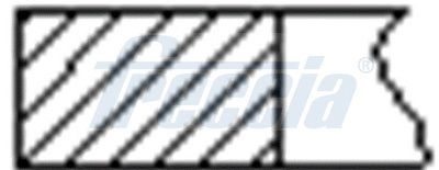 Комплект поршневых колец FRECCIA SN V6R FR10-217800 1440443181 изображение 0
