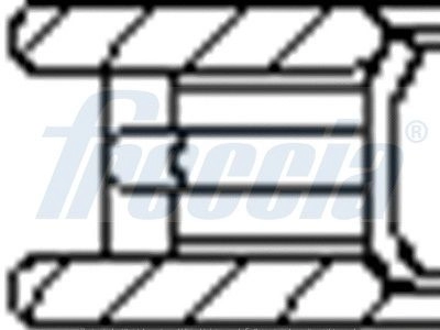 Комплект поршневых колец FRECCIA FR10-356200 1440443211 C UXFQAV изображение 2