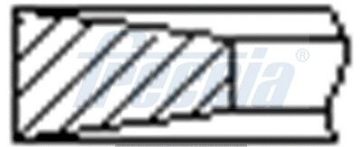 Комплект поршневых колец FRECCIA S74 B97 1440443225 FR10-375300 - Изображение 1