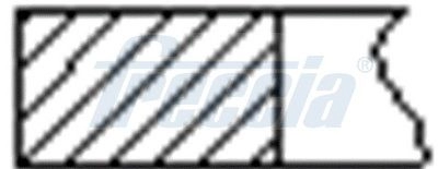 Комплект поршневых колец FRECCIA FR10-500000 1440443264 B C6RVQ6 - Изображение 1