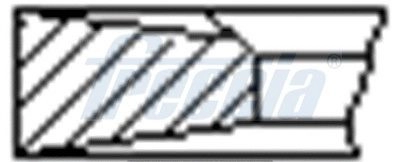 Комплект поршневых колец FRECCIA Z SUMS FR10-514200 1440443308 - Изображение 1