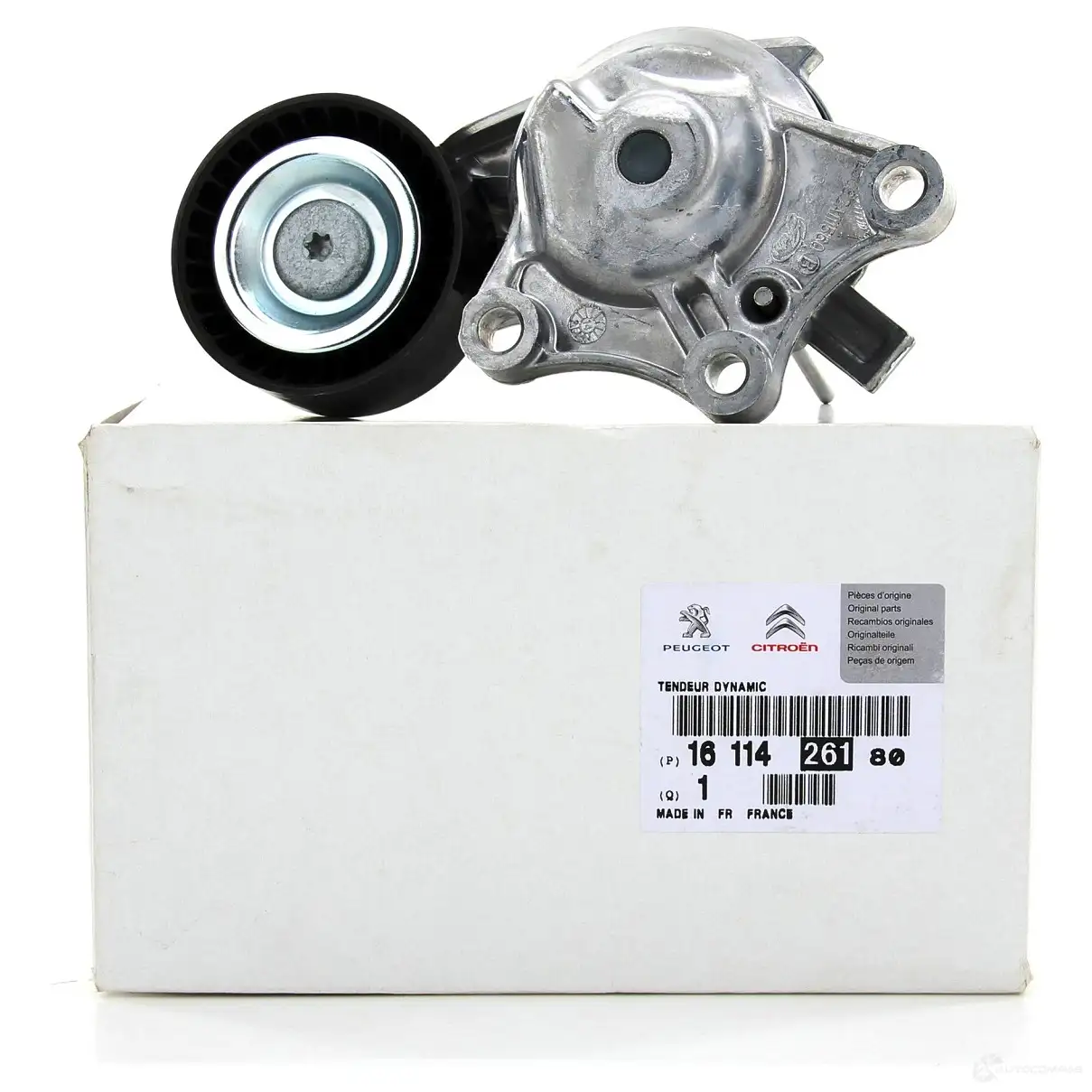 Натяжитель приводного ремня CITROEN/PEUGEOT AJ 74A 16 114 261 80 23143870 - Изображение 1