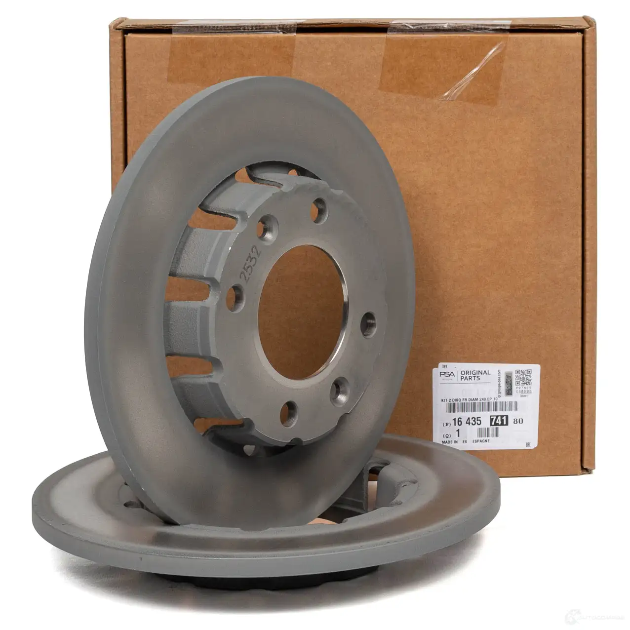 Оригинальный задний Тормозной диск C4 3 DS3 Corsa F Mokka 208 2 1,2/1,5 CITROEN/PEUGEOT 7EU F0 1643574180 1438176046 - Изображение 1