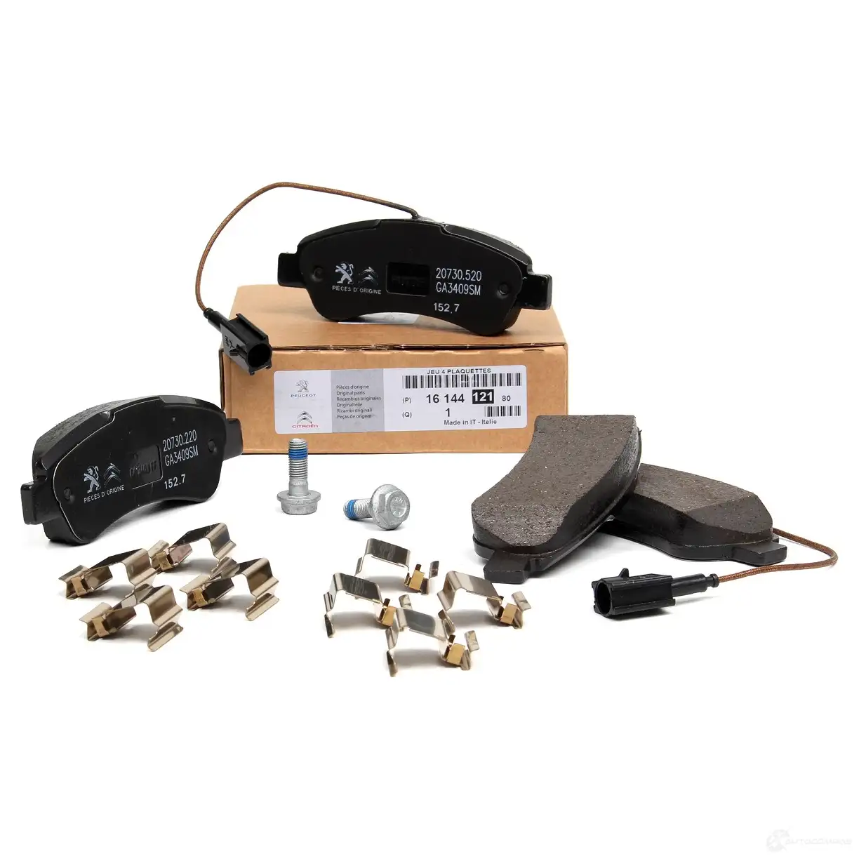 Оригинальные задние тормозные колодки Jumper Boxer CITROEN/PEUGEOT R0Z UE 1438176107 1673603480 - Изображение 1