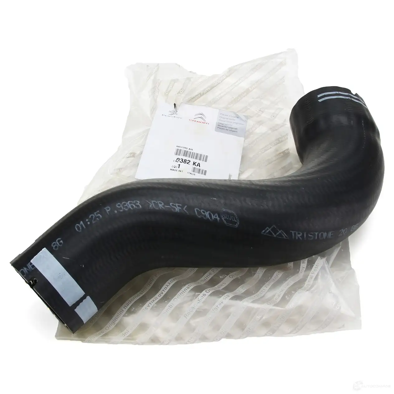 Оригинальный патрубок интеркулера JUMPER BOXER 2,2 HDI CITROEN/PEUGEOT 0382KA 30105463 UNT XR - Изображение 1