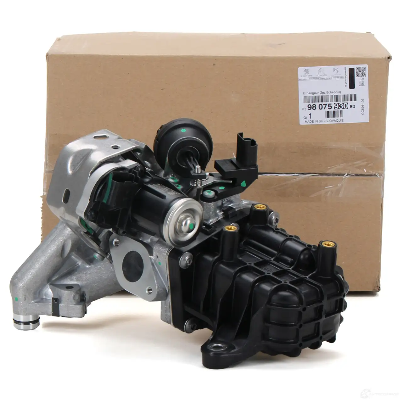 Оригинальный клапан EGR с радиатором C5 3 DS4 DS5 308 2Jumper 2,0 BlueHDi CITROEN/PEUGEOT 23362183 61 JHKQ 9807593080 - Изображение 1