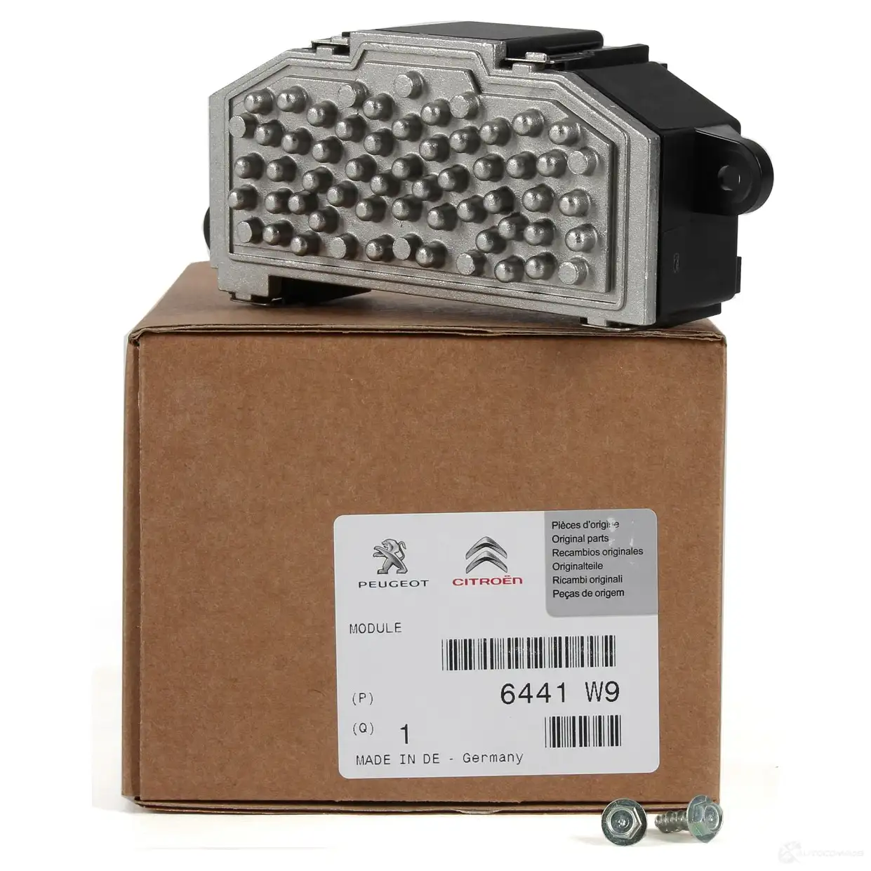 Оригинальный резистор печки BERLINGO JUMPY CITROEN/PEUGEOT 6441W9 A FUD7 23237011 - Изображение 1