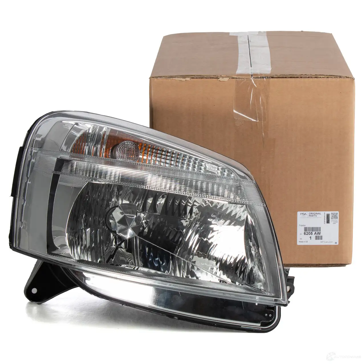 Оригинальный галогенная левая фара Berlingo Partner CITROEN/PEUGEOT WKWJ RT6 6205AW 21443108 - Изображение 1