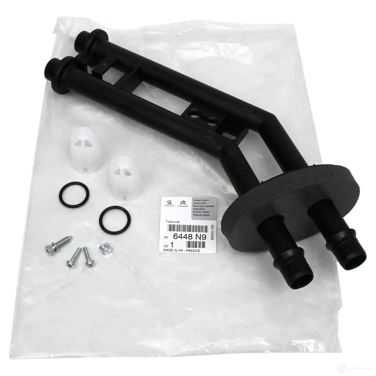 Оригинальный патрубок печки C4 I 307 CITROEN/PEUGEOT TV SX30 48282395 6448N9 - Изображение 1