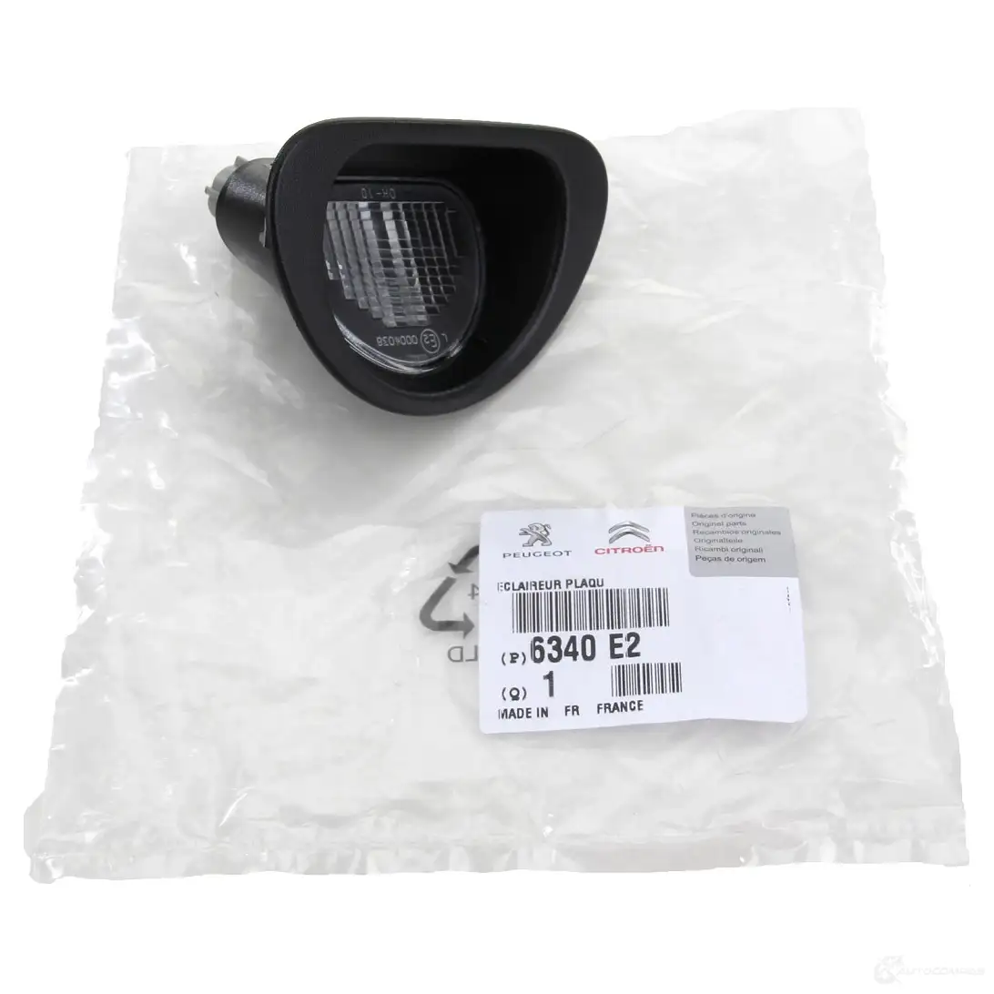 Оригинальный фонарь подсветки номера C1 107 CITROEN/PEUGEOT 6340E2 5IL NLS 27050092 - Изображение 1