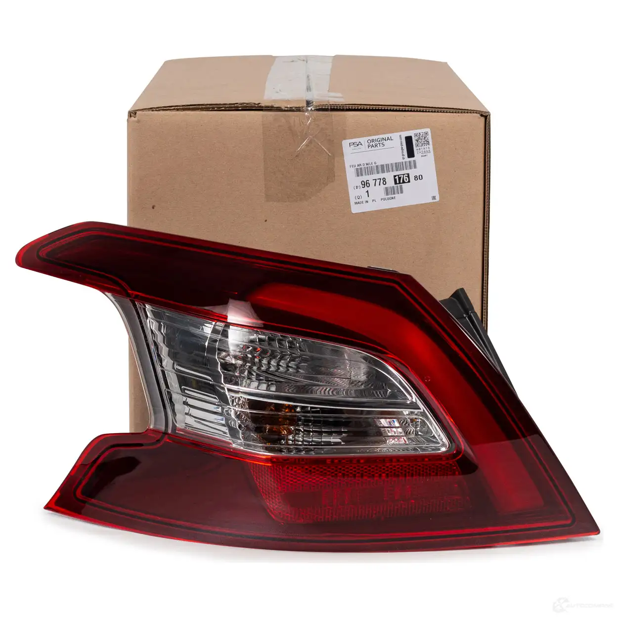 Оригинальный левый задний фонарь 308 2 CITROEN/PEUGEOT T5J DX0V 9677817680 27052858 - Изображение 1