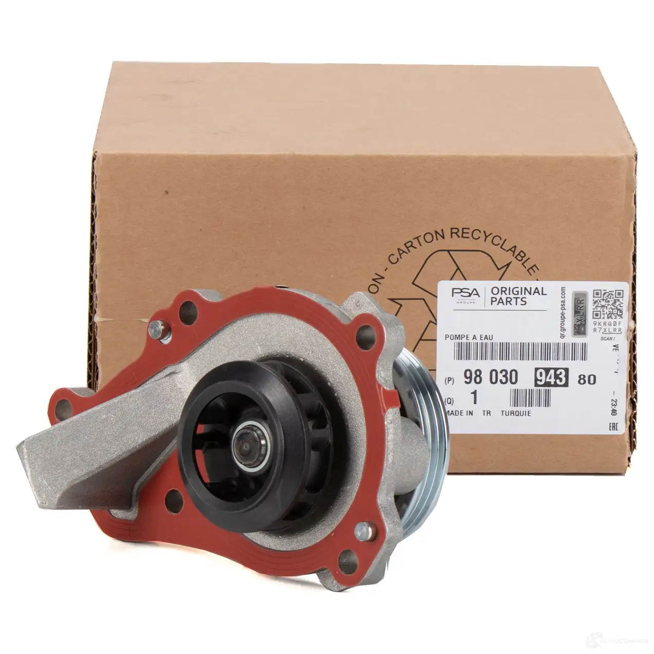 Водяной насос, помпа CITROEN/PEUGEOT 9803094380 25618898 Q 6WF9 - Изображение 1