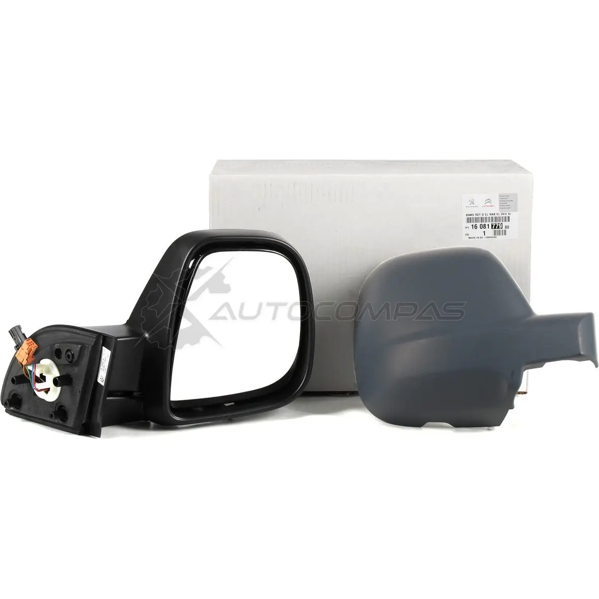 Оригинальная правое зеркало Berlingo Partner CITROEN/PEUGEOT L LHQN7 1679996380 1440800778 - Изображение 1