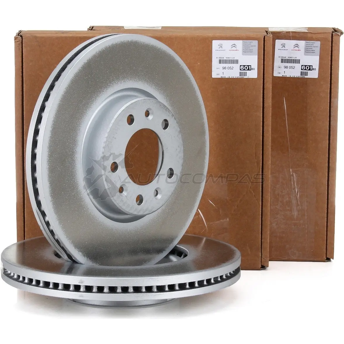 Оригинальный передний Тормозной диск Jumpy Spacetourer Expert Traveller CITROEN/PEUGEOT 1TFG KKP 1647883380 1439757457 - Изображение 1