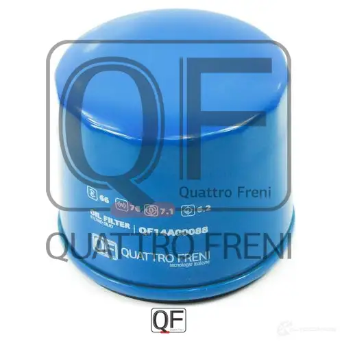 Фильтр масляный QUATTRO FRENI 1439946282 OUQVW 3 QF14A00088 изображение 0