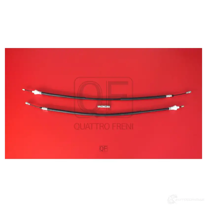 Трос стояночного тормоза комплект QUATTRO FRENI QF16F00123 JS CYXV 1439954618 - Изображение 1