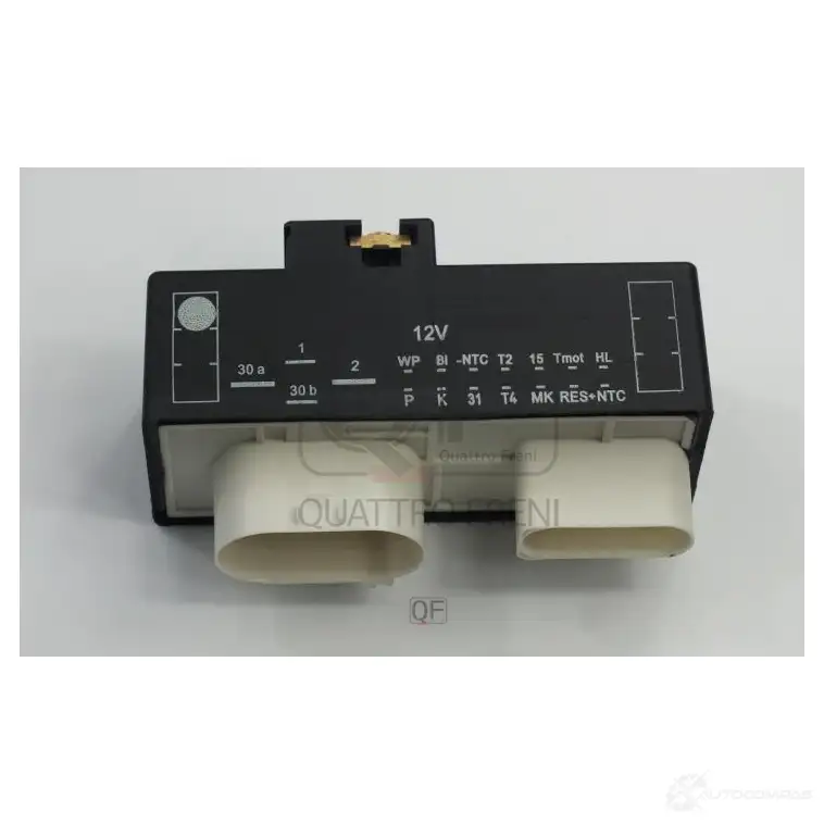 Блок резистор управления вентилятором охлаждения двигателя QUATTRO FRENI I12RO U9 QF25A00113 1439957877 изображение 0