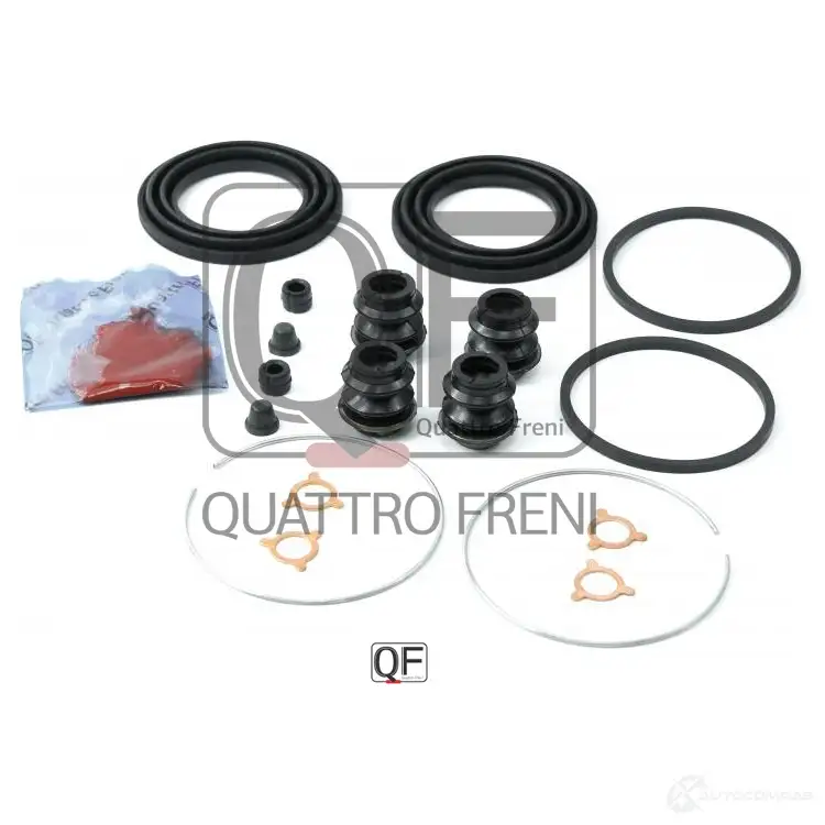 Ремкомплект суппорта тормозного спереди на 2 стороны QUATTRO FRENI 1233281656 4 LCBA QF40F00035 изображение 0