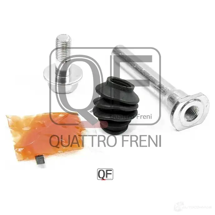 Направляющая суппорта тормозного спереди комплект QUATTRO FRENI U5TG 9 QF50F00011 1233286598 изображение 0