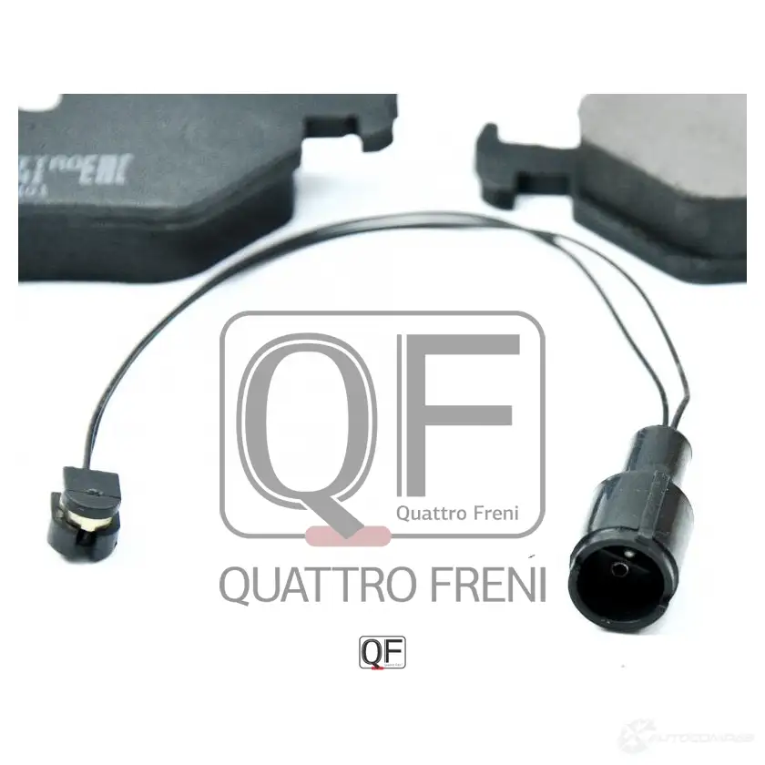 Колодки тормозные сзади с электрическим датчиком QUATTRO FRENI 1233287624 QF51805 BML1 41 изображение 1