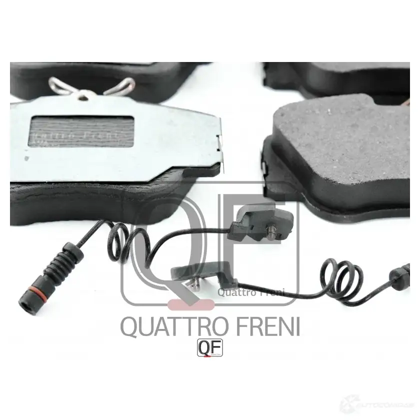 Колодки тормозные спереди с электродатчиком QUATTRO FRENI QF52210 1233288536 S7M WFA изображение 1