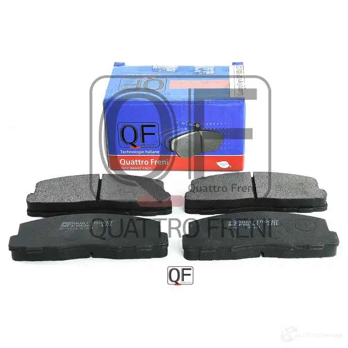 Колодки тормозные спереди без датчика mitsubishi QUATTRO FRENI 1422487184 CDS 0N QF53300