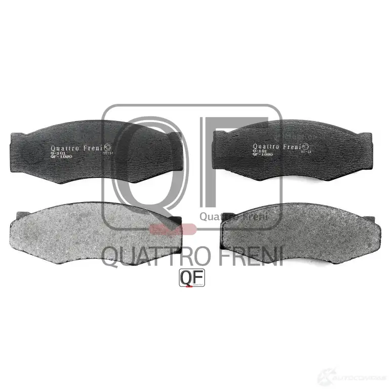 Колодки тормозные QUATTRO FRENI 1439949513 QF58000 N414J D изображение 1