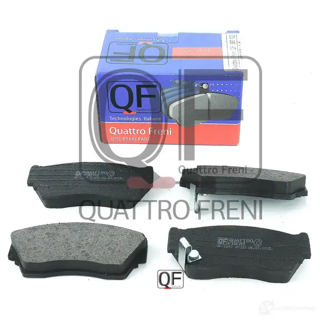 Колодки тормозные спереди sum с механическим датчиком QUATTRO FRENI 1233291986 ZUTNG KL QF58702