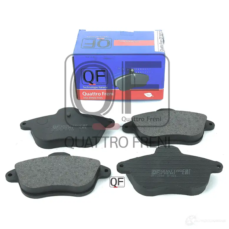 Колодки тормозные спереди без датчика citroen peugeot renault QUATTRO FRENI QF59600 74IY0 TA 1233292252