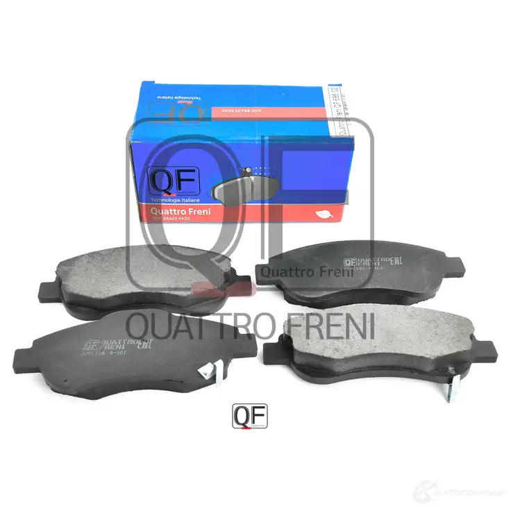 Колодки тормозные спереди с механическим датчиком honda cr v iii QUATTRO FRENI HQYA J7A 1233297630 QF68602