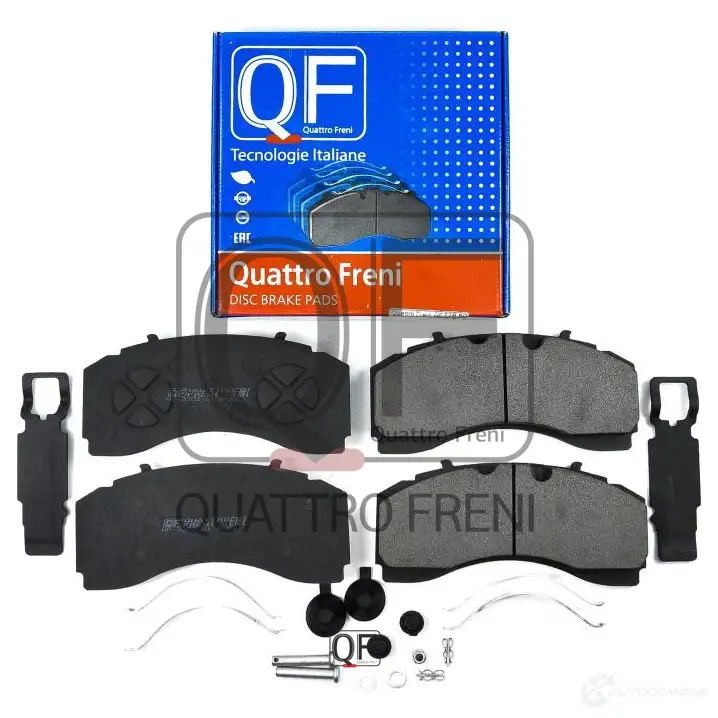 Колодки тормозные QUATTRO FRENI QF72850 0ZS QHL 1233299012 изображение 0