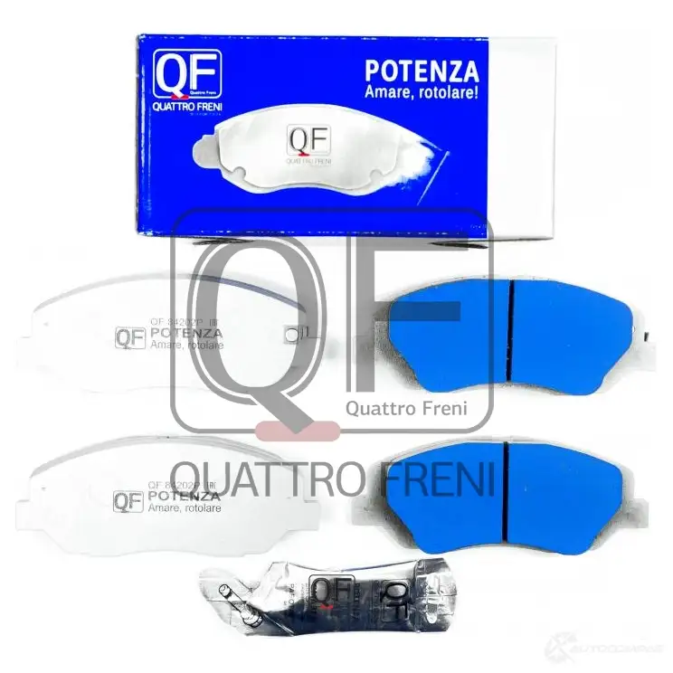 Колодки тормозные спереди potenza premium series, hyundai QUATTRO FRENI QF84202P 5E0 JX 1439947382 изображение 0
