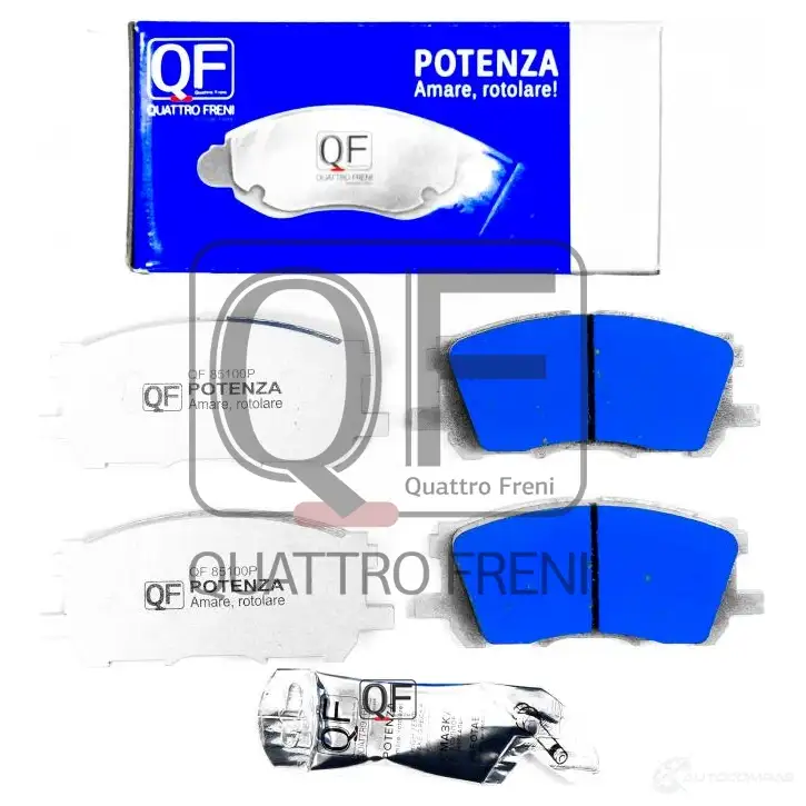 Колодки тормозные передние potenza premium series harrier 2003 lexus rx 2003 harrier 2003 lexus rx QUATTRO FRENI QF85100P VLX HN7 1439955532 - Изображение 1
