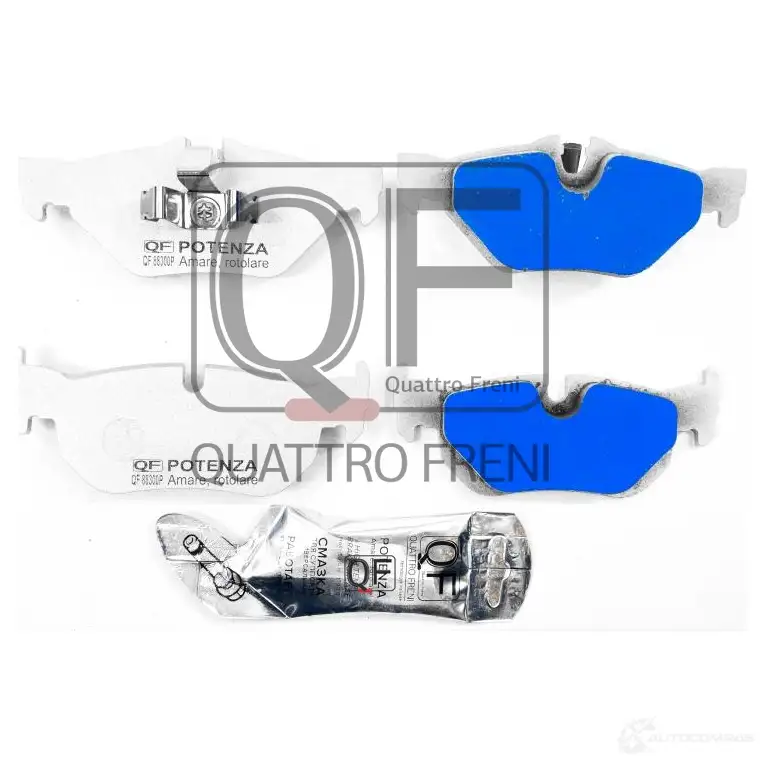Колодки тормозные potenza premium series QUATTRO FRENI N9 BGWO QF88300P 1439940993 изображение 1