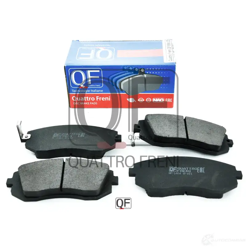 Колодки тормозные QUATTRO FRENI QF88402 1233302534 6 W48Z изображение 0